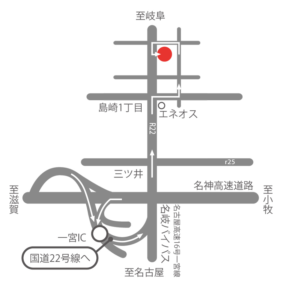 愛知店移転先地図